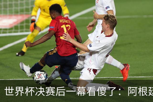 世界杯决赛后一幕看傻了：阿根廷全队背对西班牙捧杯，我们不看